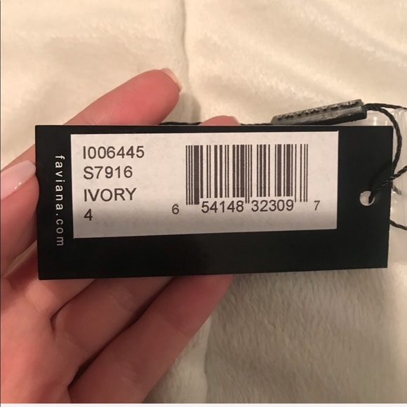 Faviana Prom Dress in Ivory Style Number S7916 - Picture 3 of 6